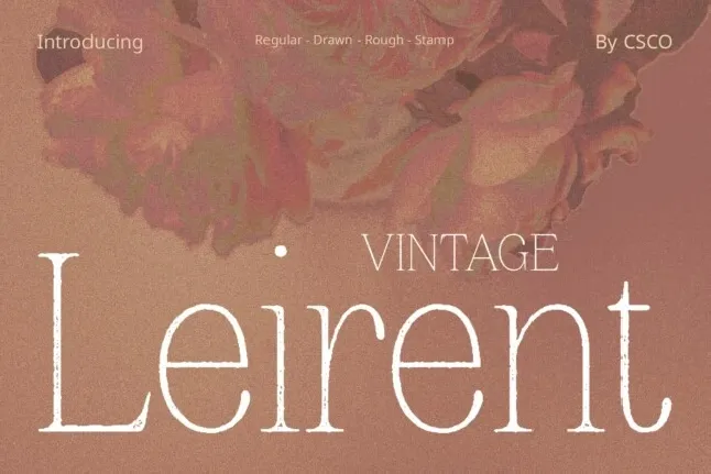 Leirent Vintage font