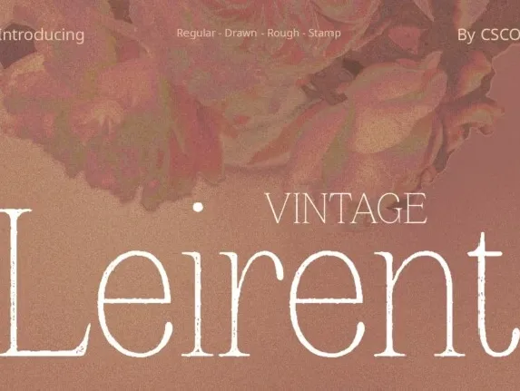 Leirent Vintage font