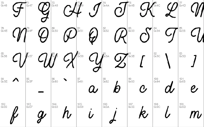 Buckwheat font