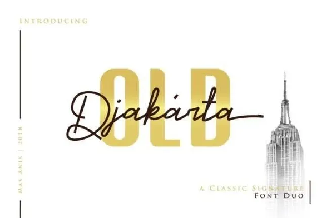 Old Djakarta Duo Free font