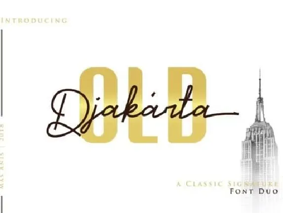 Old Djakarta Duo Free font