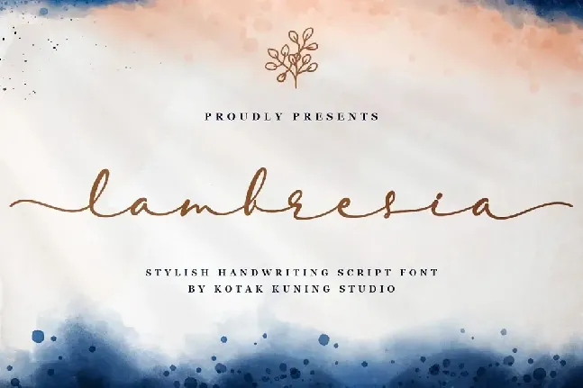 Lambresia font