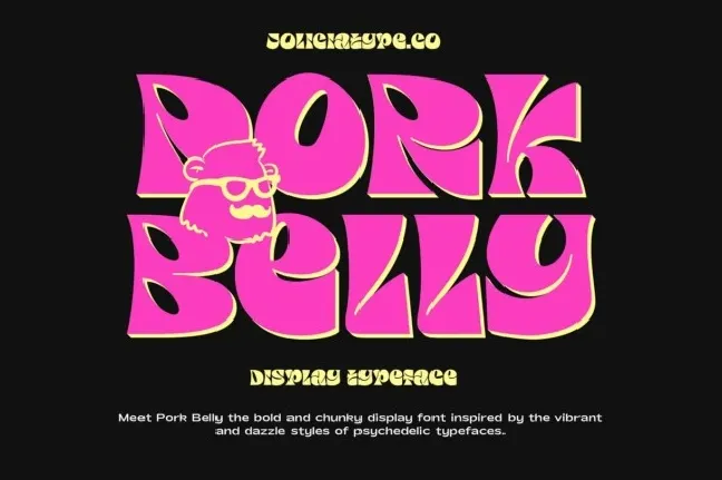 Pork Belly font