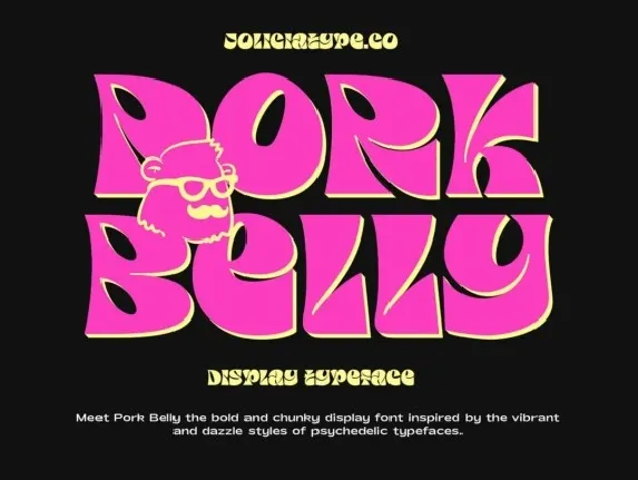 Pork Belly font