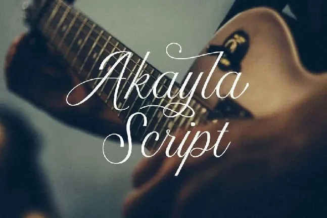 Akayla Script Free font