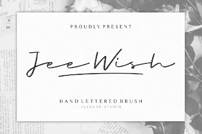 Jee Wish Demo Version font