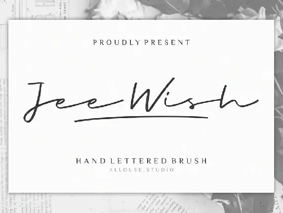 Jee Wish Demo Version font