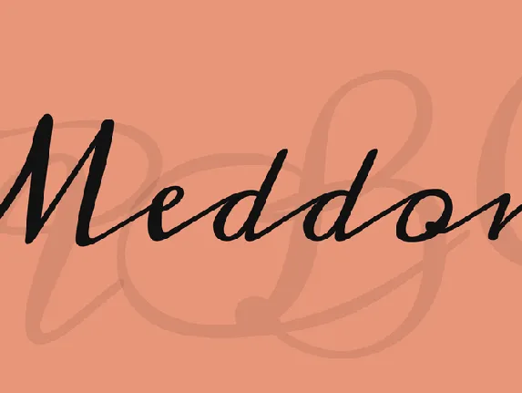 Meddon font