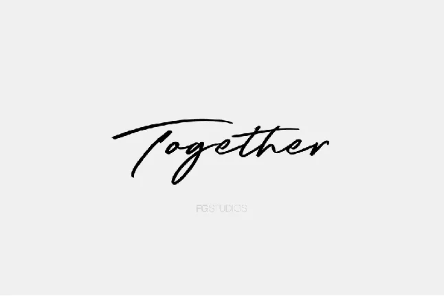 Together font