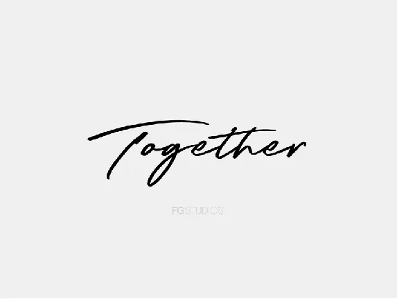 Together font