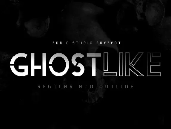 Ghostlike Sans Serif font