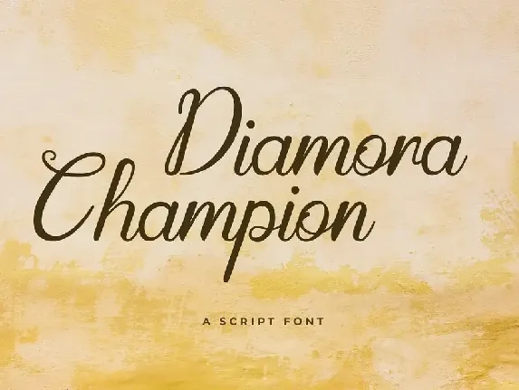 Diamora Champion font