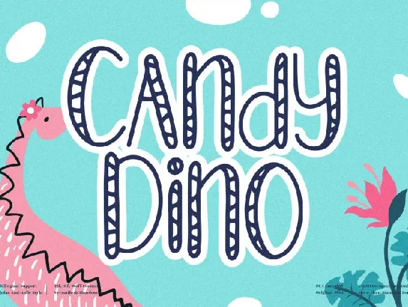 Candy Dino font