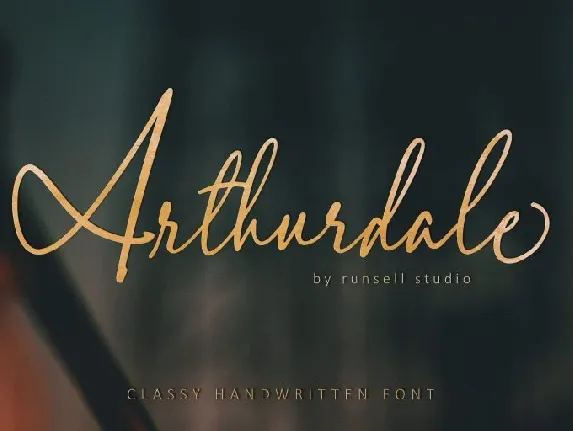 Arthurdale Handwriting font