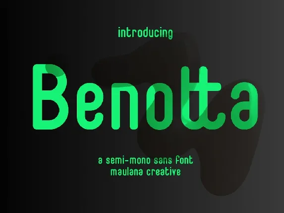 Benotta font