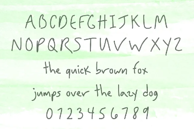 Baby Cucumber font