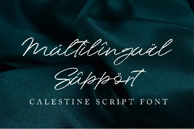 Calestine font