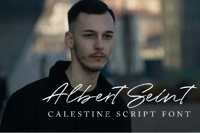 Calestine font