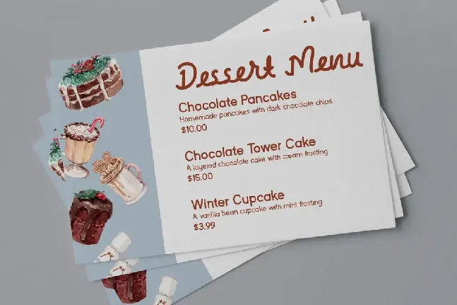 DessertBoxDemo font