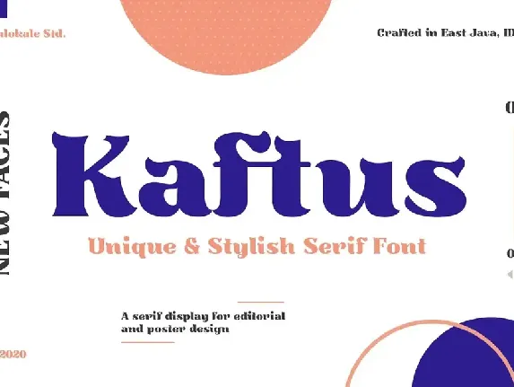 Kaftus Display font