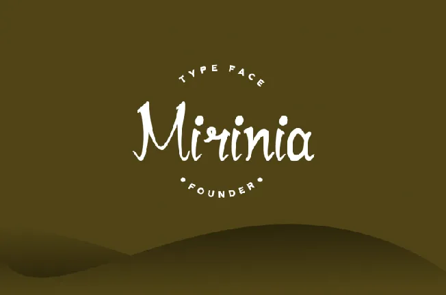 Mirinia Script font