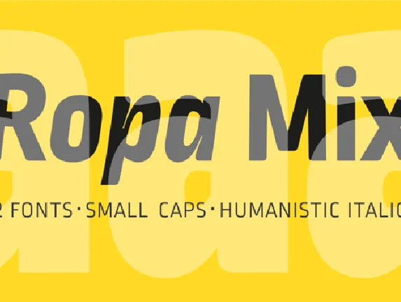 Ropa Mix Pro Family font