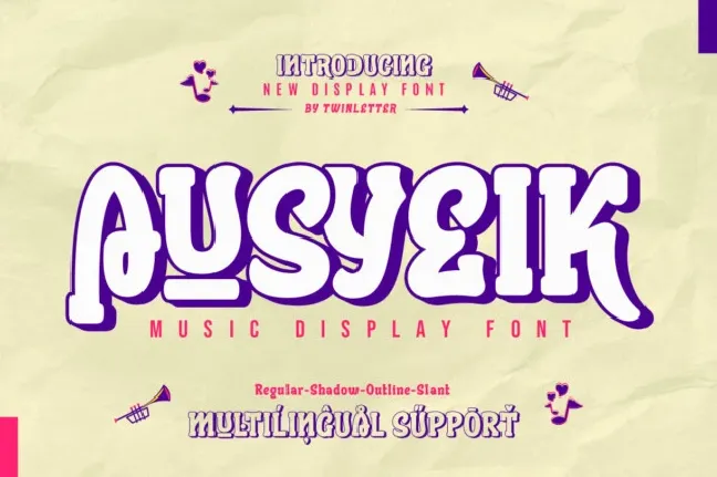 Ausyeik font