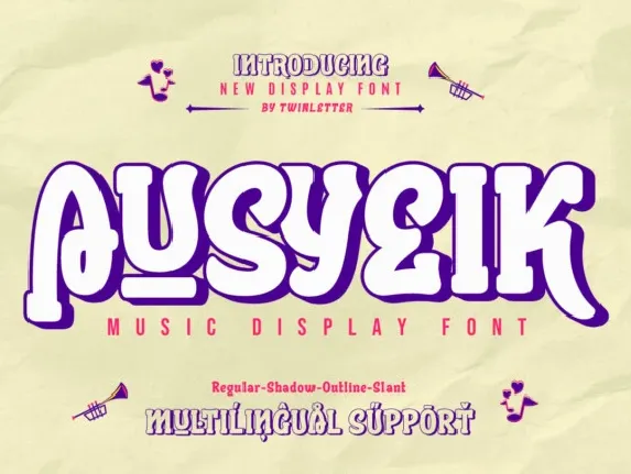 Ausyeik font