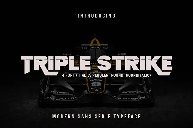 TripleStrike font