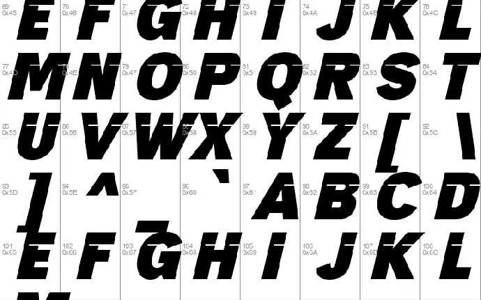 TripleStrike font