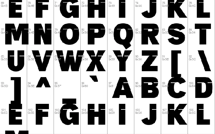 TripleStrike font