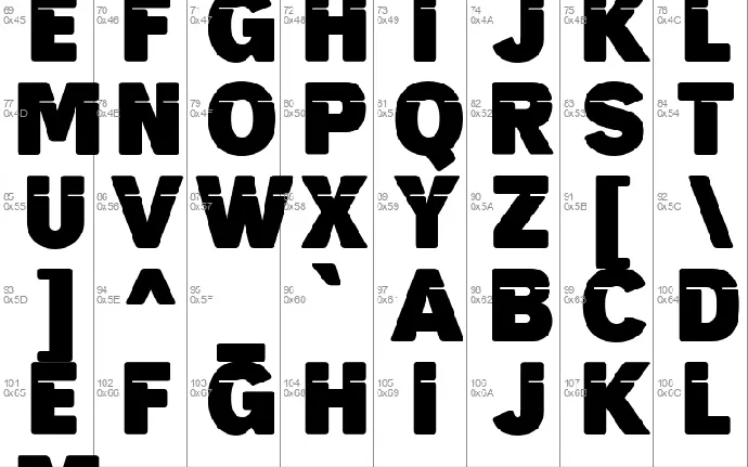 TripleStrike font