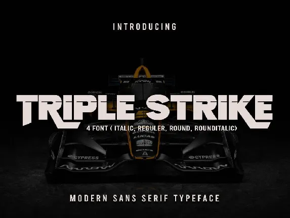 TripleStrike font