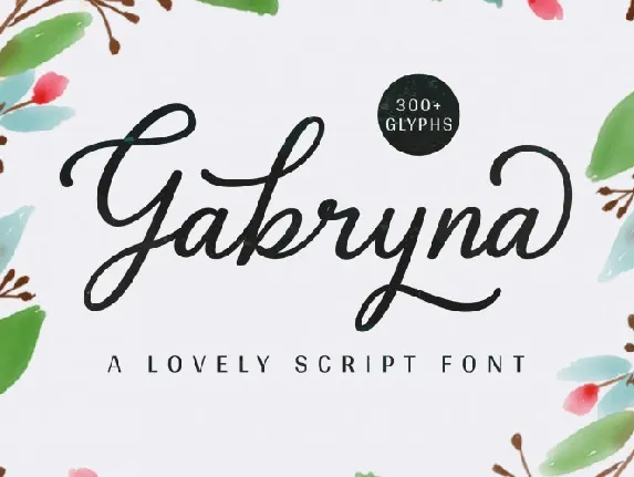 Gabryna Script font