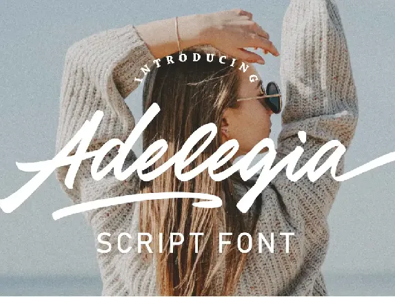 Adelegia font