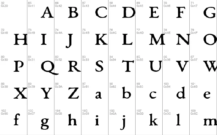 Monecias font