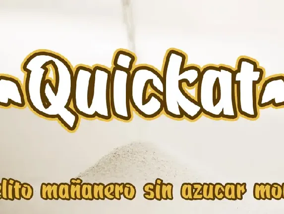 Quickat font