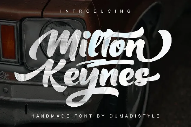 Milton Keynes Bold Script font