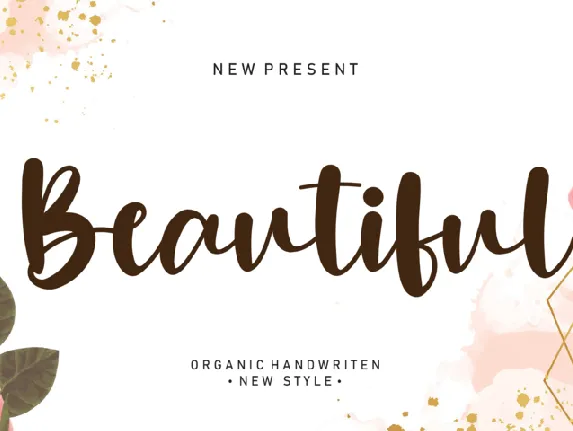 Beautiful Typeface font