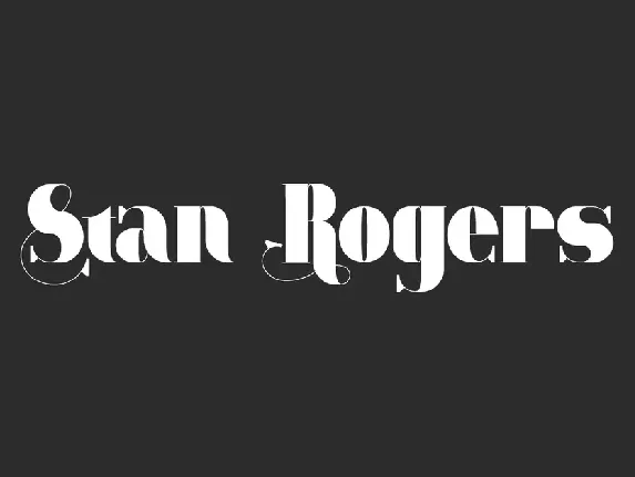 Stan Rogers font