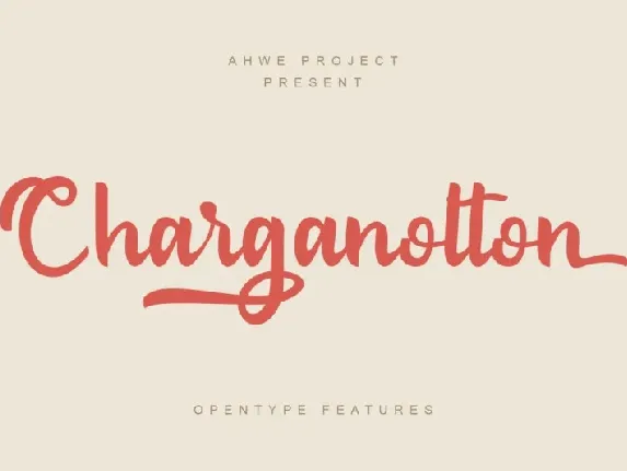 Charganolton font