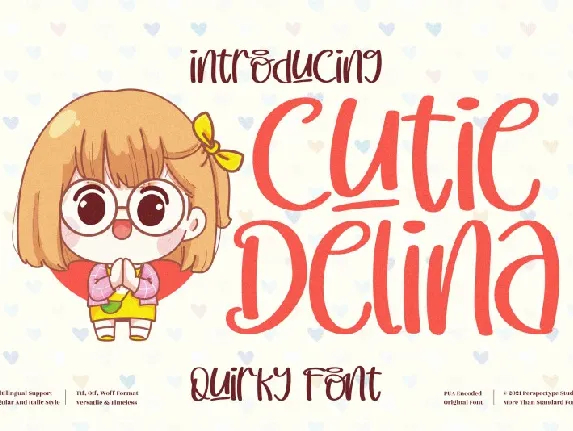 Cutie Delina font