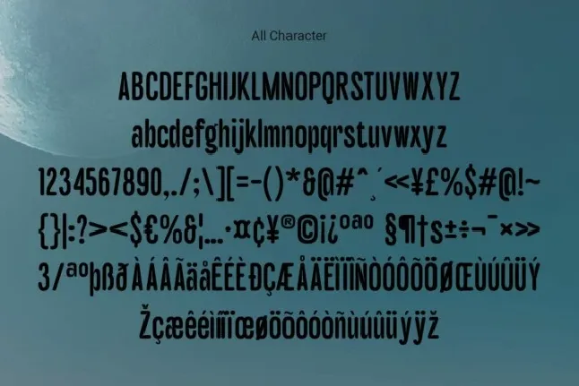 Galber Rounded font