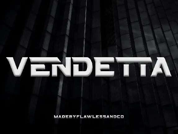 Vendetta font