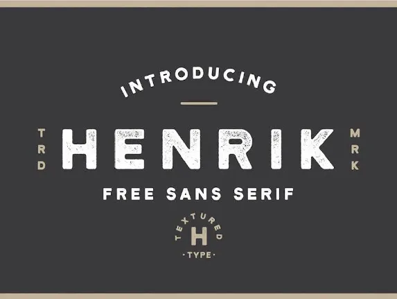 Henrik font