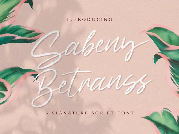 Sabeny Betranss font