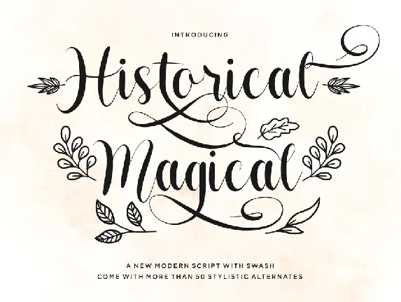 Historical Magical font