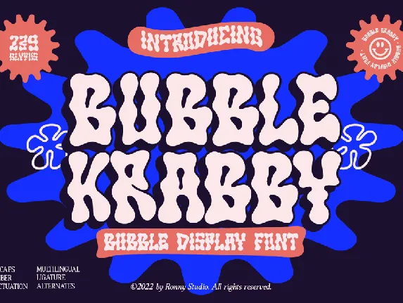 Bubble Krabby font