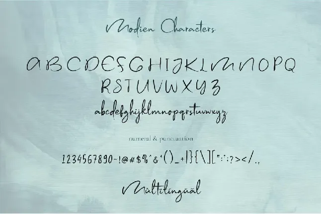 Modien font