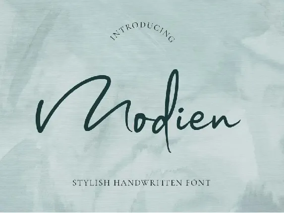 Modien font